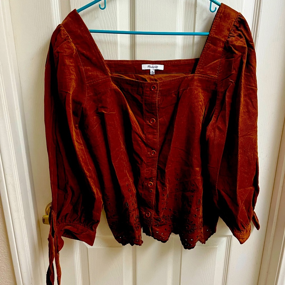 Madewell  corduroy top